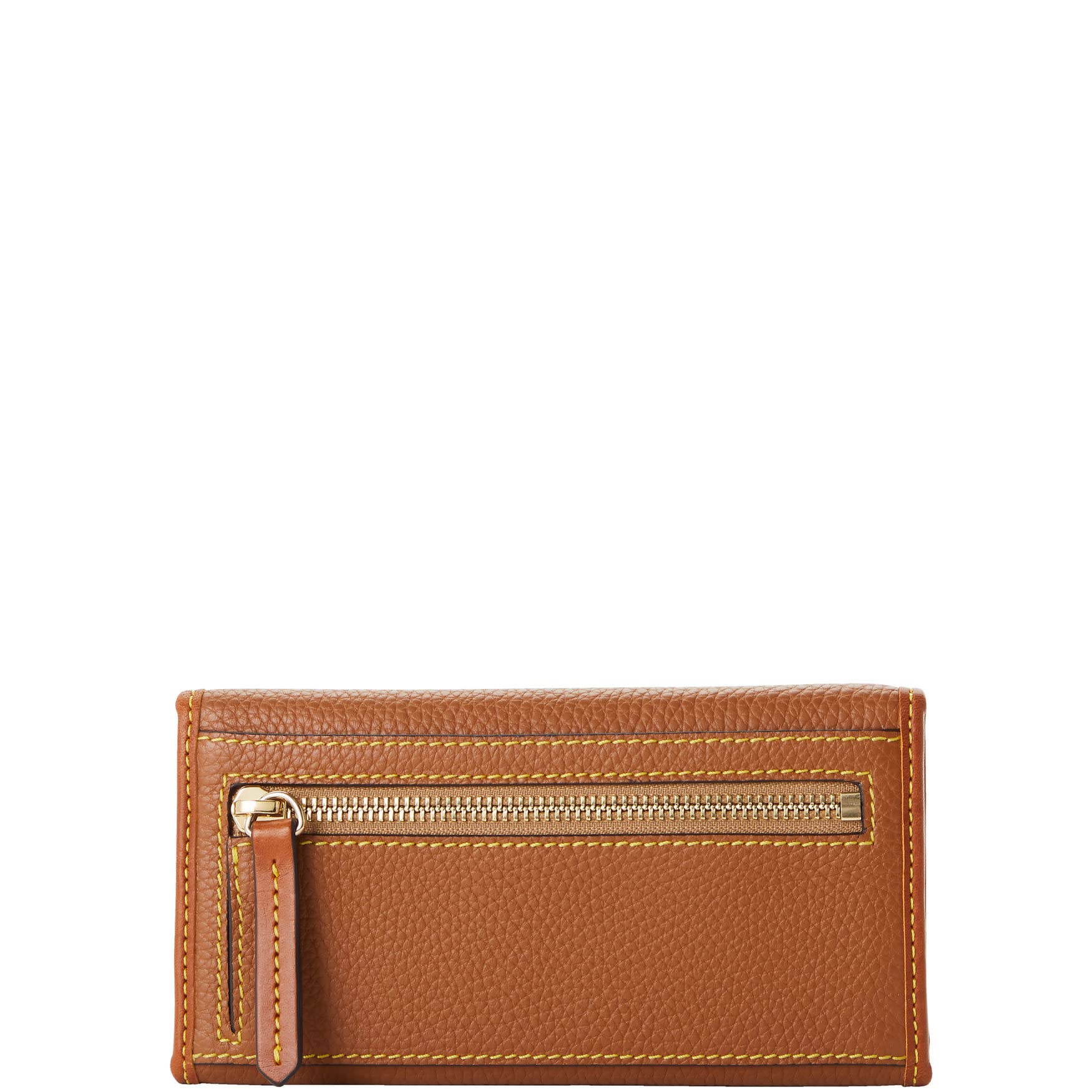 Dooney & Bourke Pebble Grain Leather Continental Clutch Wallet - Stylish Crossbody Handbag for Women, Perfect for Evening Events & Date Nights