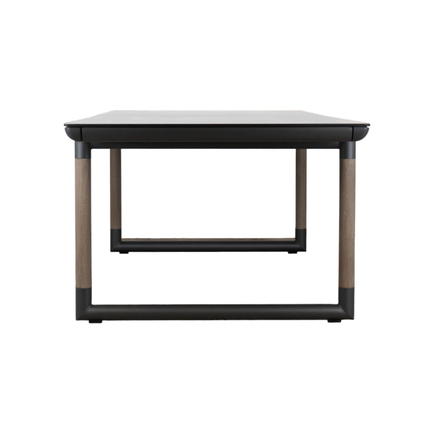 Oxford 12-Seater Extendable Dining Table with Concrete Top - Perfect for Large Family Gatherings & Modern Dining Rooms