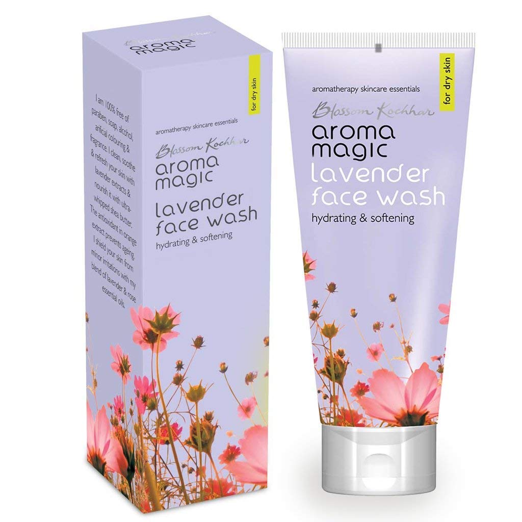 Aroma Magic Lavender Face Wash 100ml & SPF 30 Sunscreen Lotion - Gentle Cleansing & UV Protection for Daily Skincare Routine