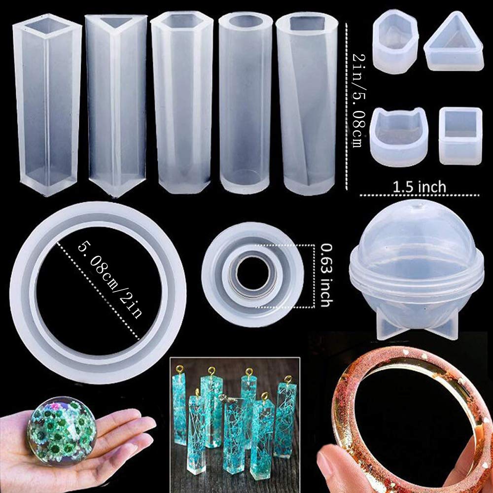 88 Pcs DIY Silicone Jewelry Casting Molds and Tools Set for Resin Pendant Craft Making - Includes Storage Bag | Perfect for DIY Jewelry Making, Resin Art Projects, and Handmade Gifts