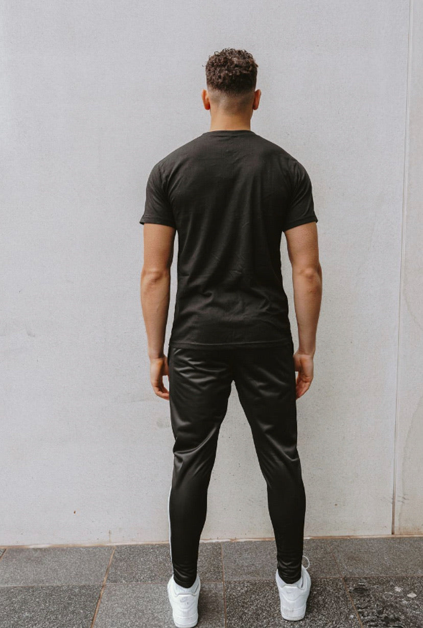 Premium Cerus Black Essence Jogging Pants for Men - Lightweight & Breathable Running Trousers - Perfect for Gym, Workout, and Casual Wear