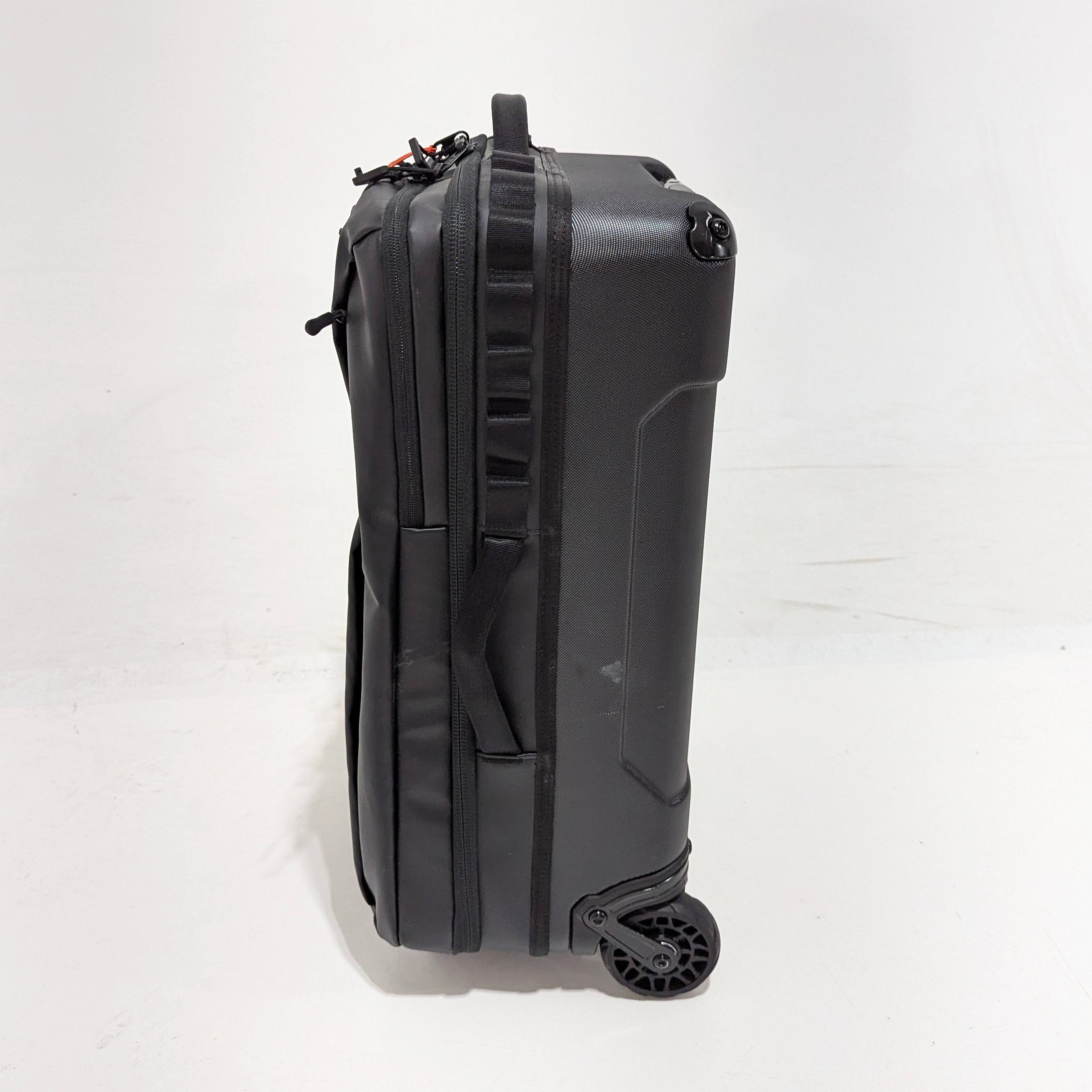 WANDRD Transit Carry On Roller Bag 40L - Black | Premium Used Luggage for Travel & Business Trips | Durable Spinner Suitcase with Smooth Wheels