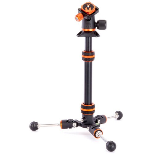 3 Legged Thing Punks Corey 2.0 Magnesium Alloy Tripod with AirHed Neo 2.0 Ball Head (Black) - Professional Camera Tripod for Photography, Videography & Travel - Lightweight & Durable for Outdoor Shooting