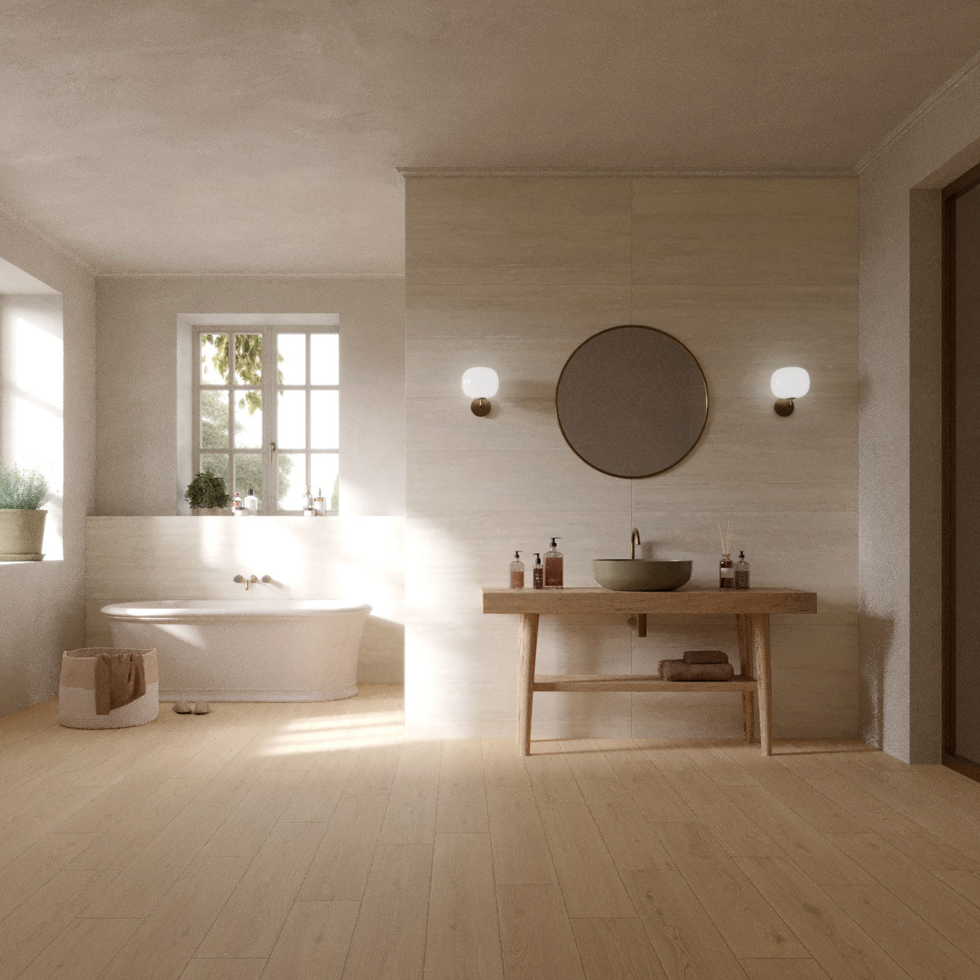 Premium Travertine Tiles - Natural Stone Flooring & Wall Cladding for Home & Commercial Use | Perfect for Bathrooms, Kitchens, and Outdoor Patios