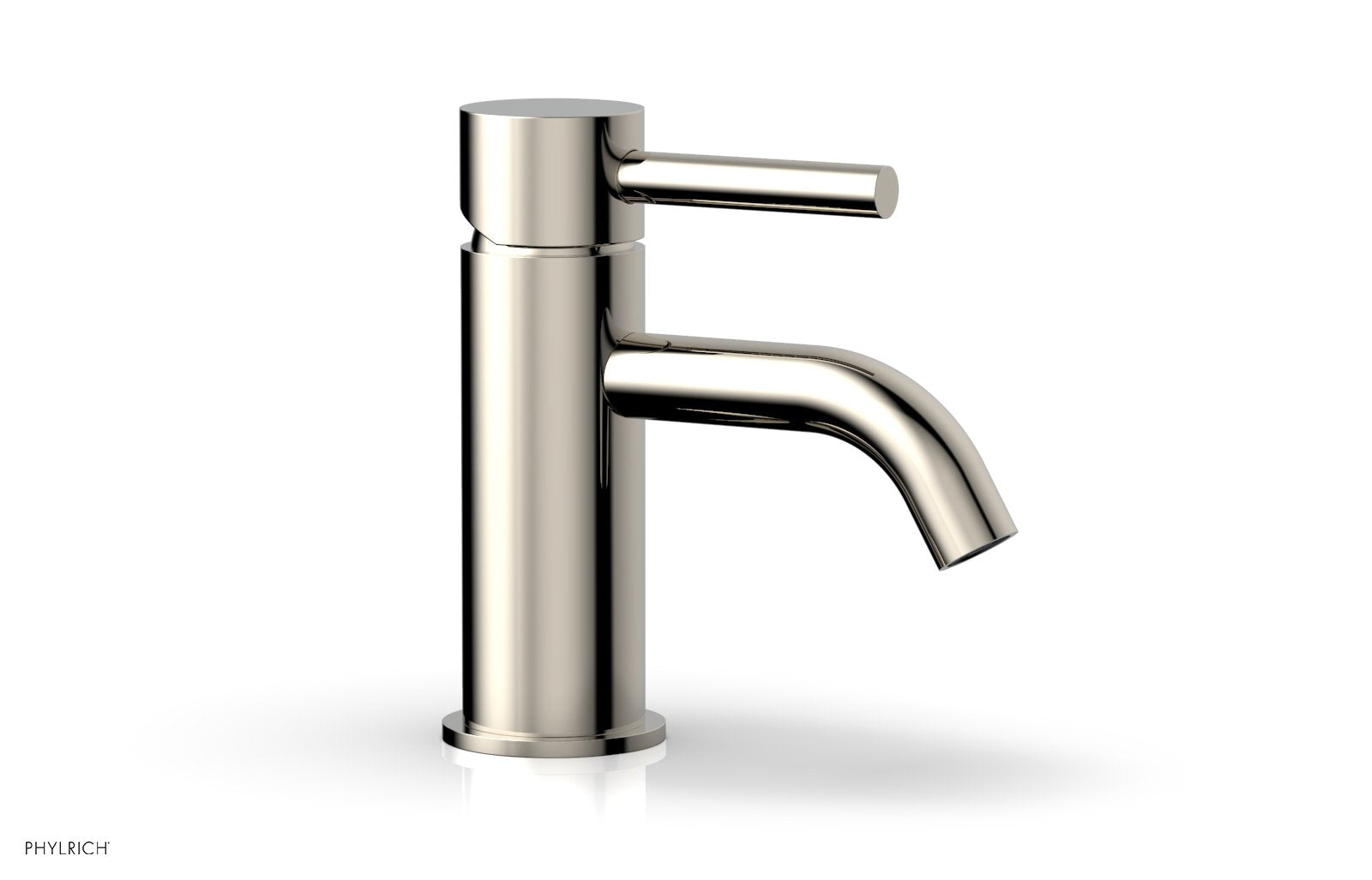 BASIC II Single Hole Bathroom Faucet with Lever Handle - Chrome Finish for Sink Vanity, Modern Waterfall Spout Design - Perfect for Home, Hotel & Restaurant Use