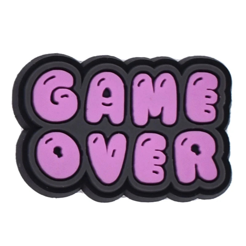 Gaming Shoe Charms for Crocs - Game Controller Badges for Women & Kids - Shoe Pins & Decorative Buckles for Sandals, Jeans & Shoes - Perfect Christmas Gift & Fashion Accessories (Great for Cosplay, Gamer Parties & Everyday Style)