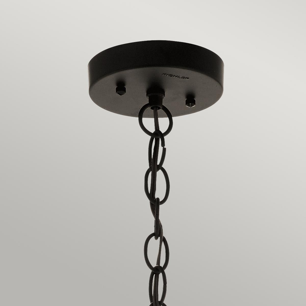 Beacon Square 1 Light Outdoor Chain Lantern - Olde Bronze/White Finish, IP44 Waterproof, E27 Socket - Perfect for Porch, Patio, and Garden Lighting