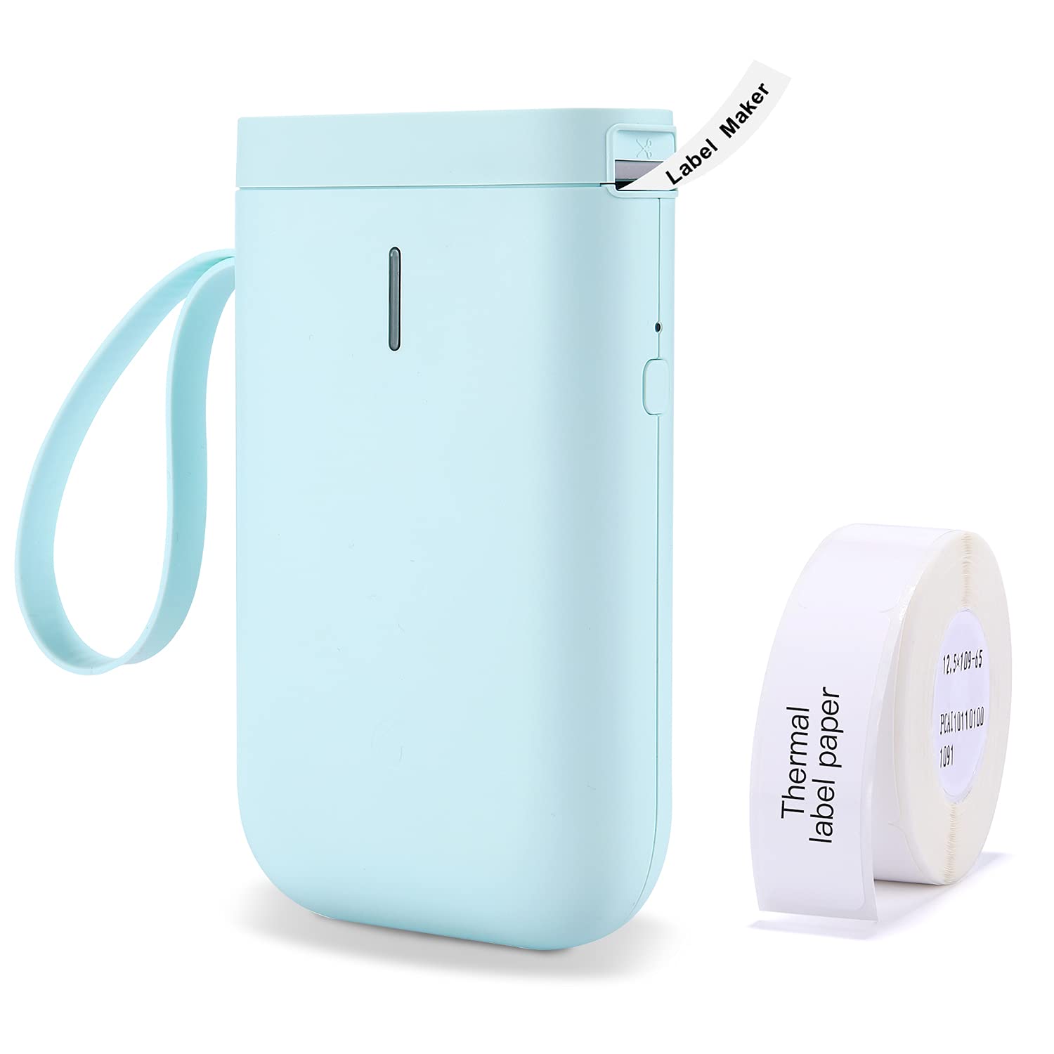 Smart Label Maker D11 - Wireless Bluetooth Sticker Printer with Clear Inkless Tape, Rich Templates & Symbols for Home & Office Organization | Portable Mini Labeling Machine for Pantry, Files, Storage Bins (Green)
