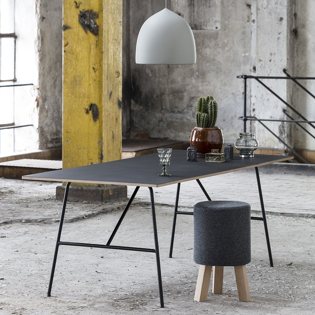 Anne Boysen Stool by Bent Hansen - Modern Scandinavian Wooden Stool for Dining, Kitchen, or Living Room Decor