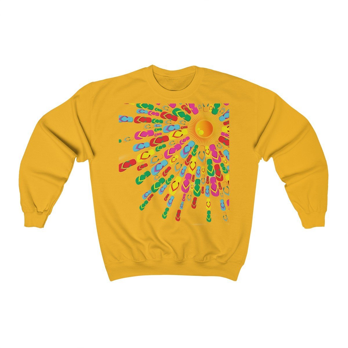 Flip Flops Sunshine Sweatshirt - Comfortable & Stylish Summer Hoodie for Beach, Pool, and Casual Wear