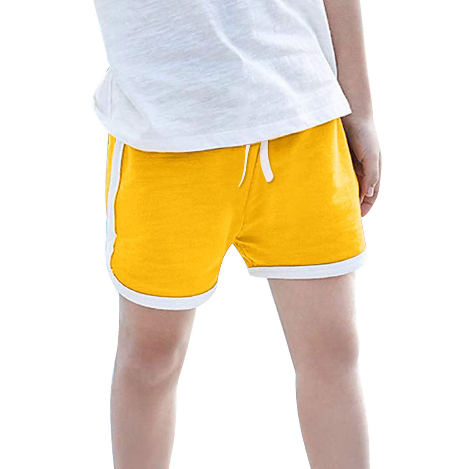 Skirtsvest Toddler Boys Girls Solid Sport Shorts - Kids Summer Beach Shorts for Casual Holiday, Playground, and Outdoor Adventures