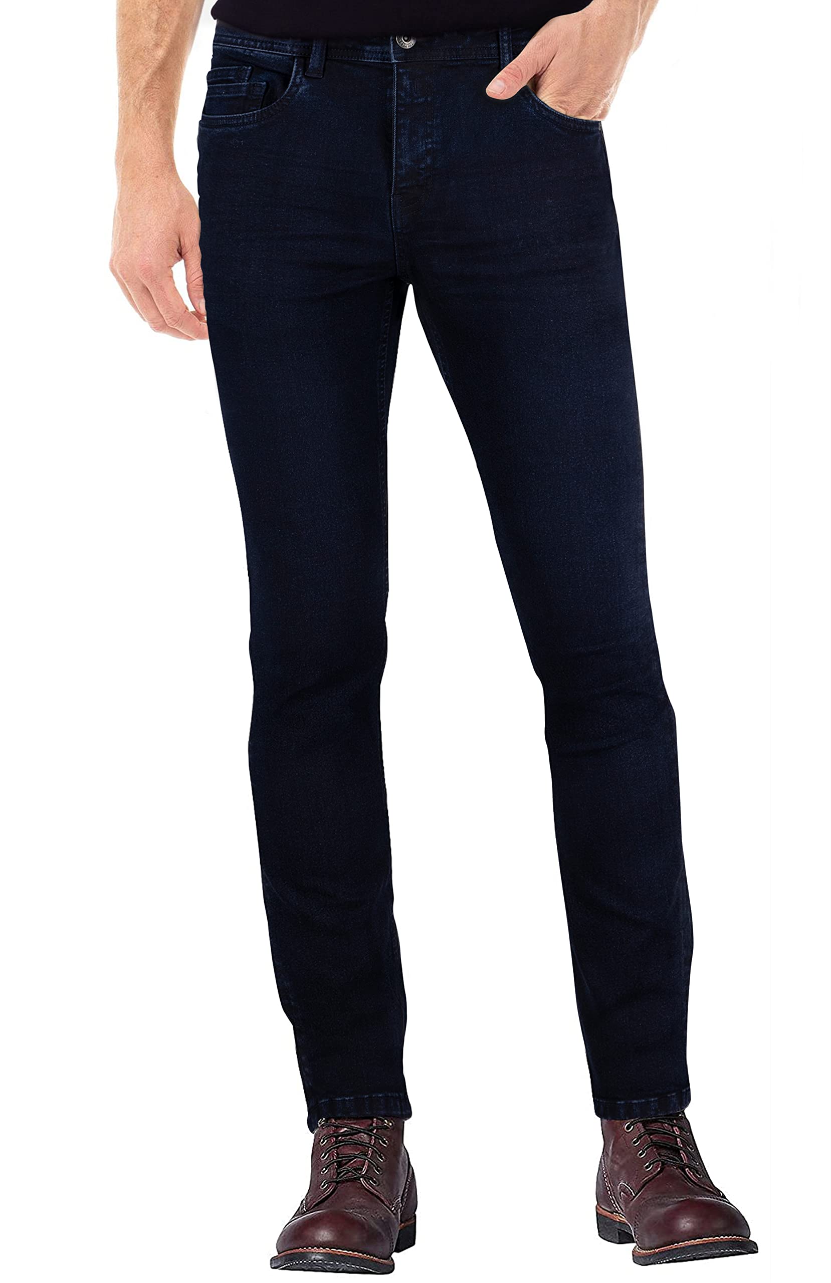 CULTURA AZURE Men's Skinny Stretch Jeans | Regular Fit for Daily Wear