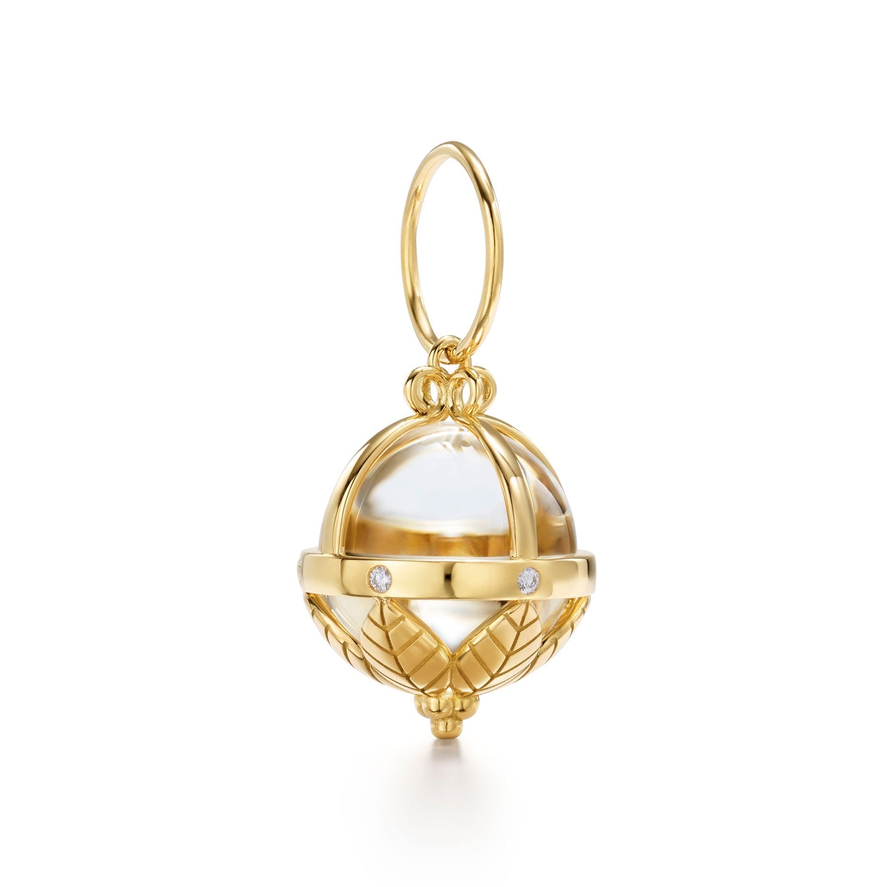Temple St. Clair Round Arcadia Amulet Pendant Necklace - 18K Gold Plated Jewelry for Women - Perfect Gift for Birthday, Anniversary & Special Occasions