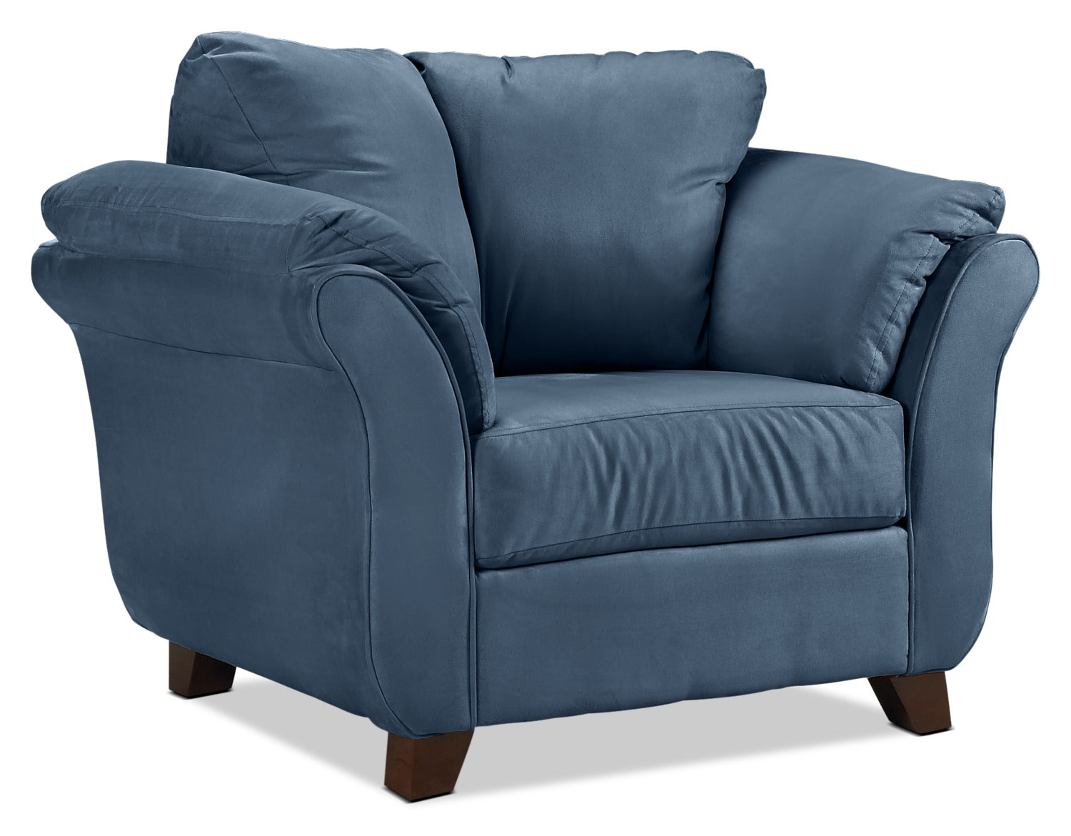 Cobalt Blue Collier Chair - Mid-Century Modern Accent Chair for Living Room, Bedroom, or Office - Stylish Home Decor Furniture