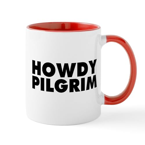 White/Red Inside - Howdy Pilgrim Mug