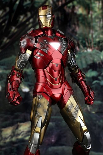 Hot Toys Iron Man 2 Mark VI Sideshow Exclusive 1/6 Scale Collectible Figure MMS 132 - Perfect for Marvel Fans, Display & Action Figure Collectors