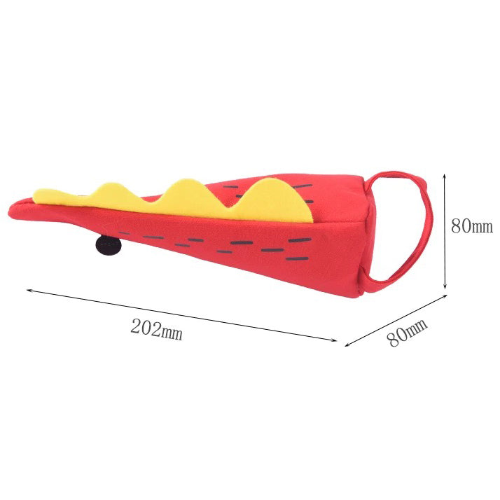 Dino Tail Pen Pouch Pencil Case - Cute Dinosaur-Themed School Supplies for Kids | Perfect for Back to School, Classroom Organization & Gift Giving