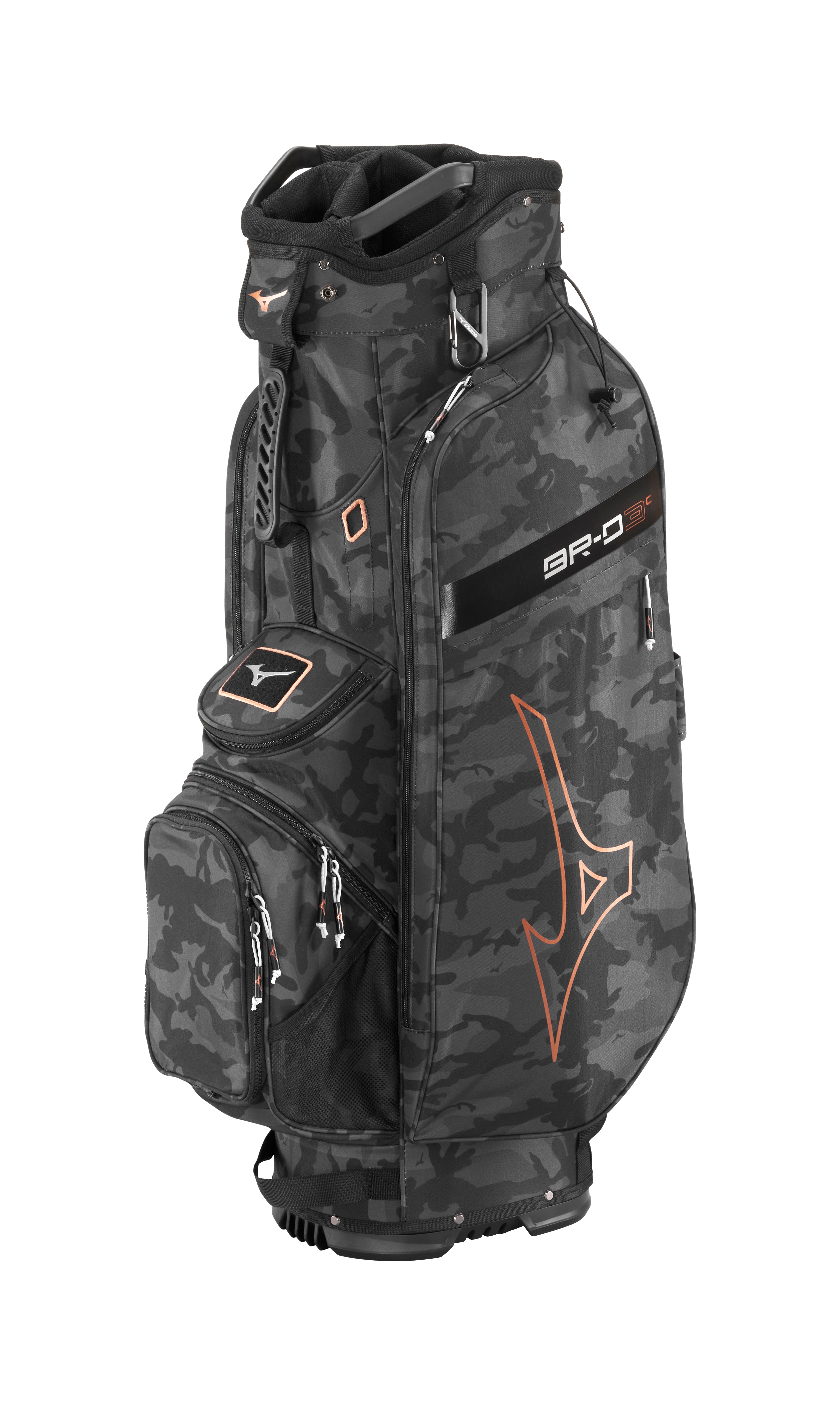 Mizuno BR D4 Golf Cart Bag 2024 - Premium Stand Bag for Golfers with 14-Way Divider - Perfect for Golf Courses, Driving Ranges & Tournaments