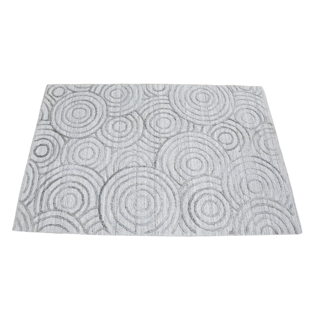 Handwoven Braided Jute Rug - Natural Fiber Floor Mat for Living Room, Bedroom, or Entryway Decor