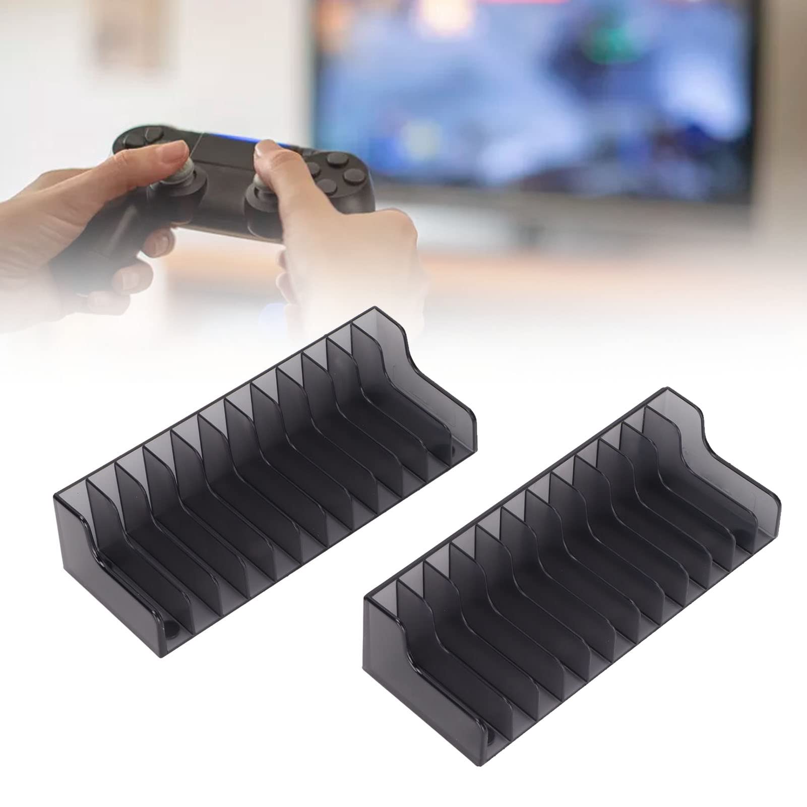 Shanrya ABS Multi-Functional Game Card Storage Rack & Display Holder for Nintendo Switch & Switch Lite - Organize & Showcase Your Game Collection - Perfect for Gamers, Collectors & Home Entertainment Setup