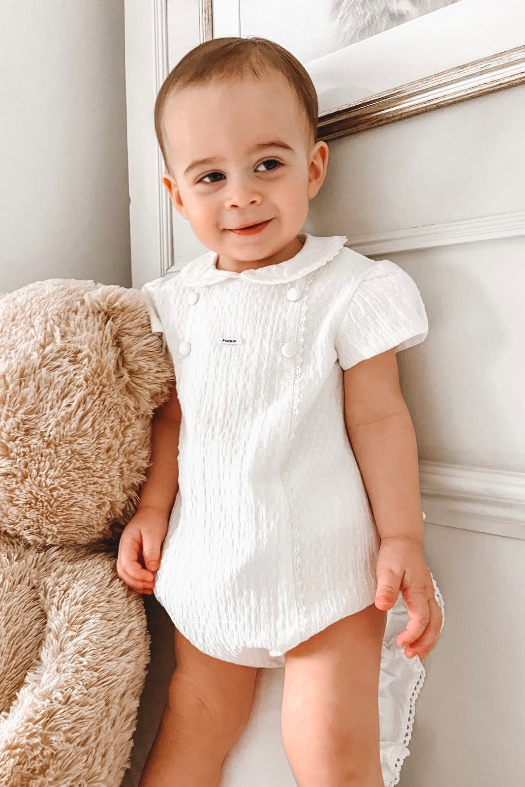 Lux Ivory Cotton Romper for Women - Soft & Comfortable Summer Jumpsuit - Perfect for Beach, Vacation & Casual Outings