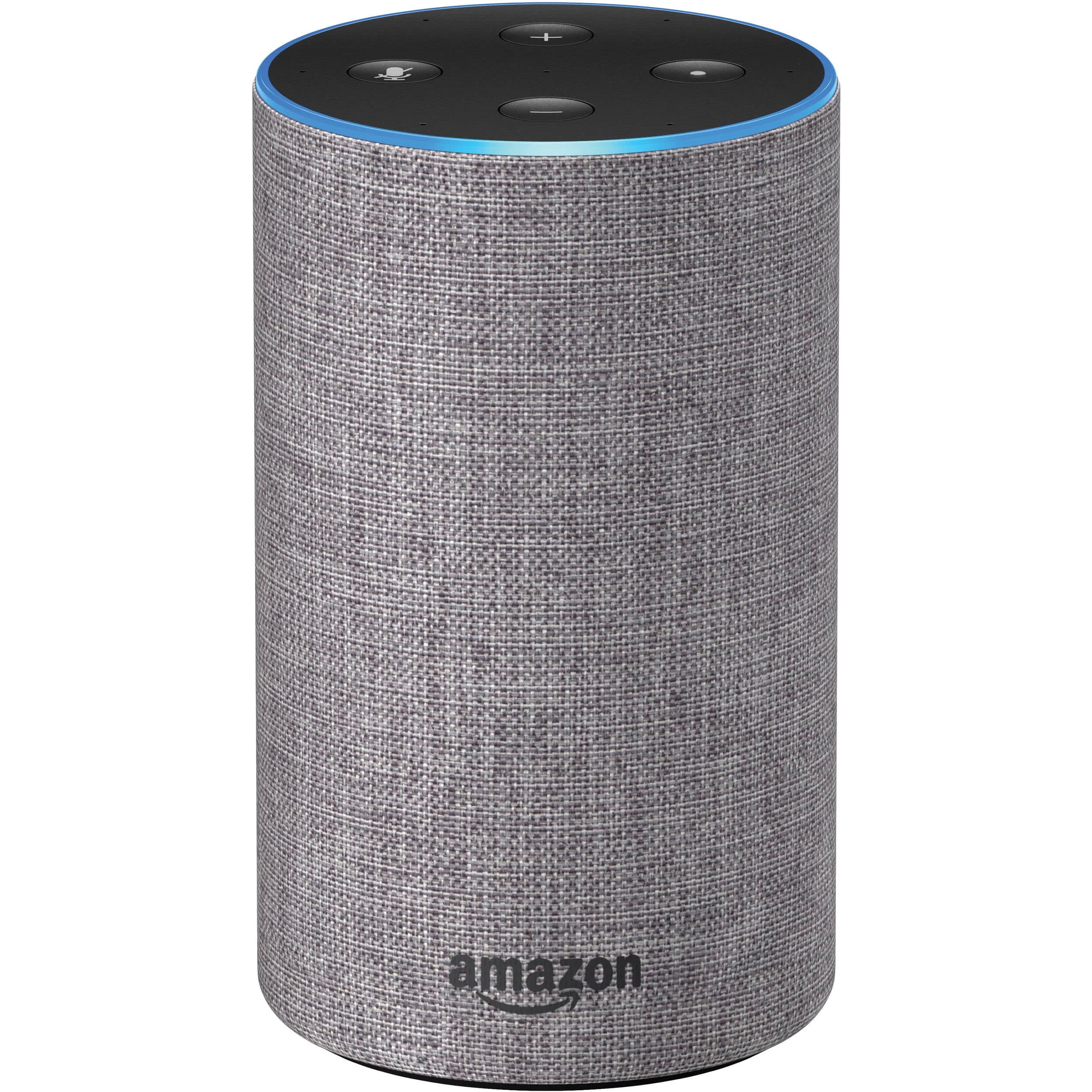 Amazon Echo Plus (2nd Gen) - Smart Speaker with Alexa, Premium Sound, Built-in Hub - Heather Gray - Perfect for Home Automation & Music Streaming