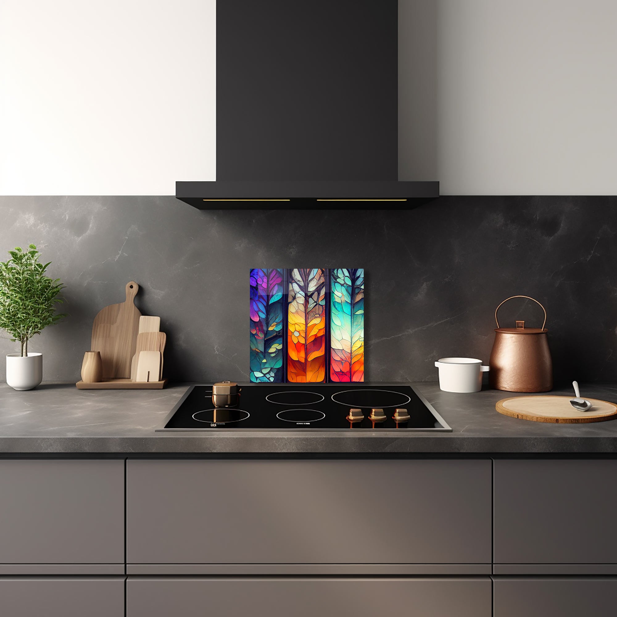 Seasons Glass Splashback - Stylish & Durable Kitchen Backsplash Panel - Perfect for Modern Kitchens, Bathrooms & Home Renovations