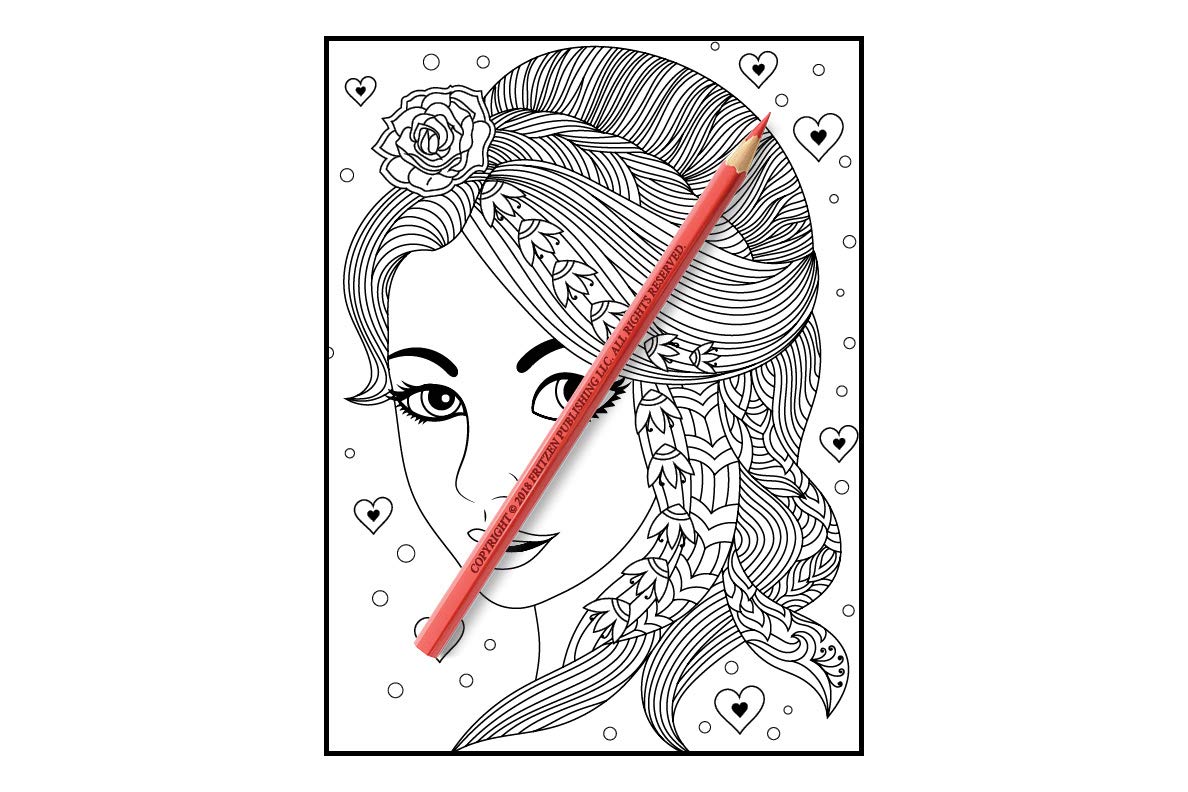Flower Girls: Cute Manga Adult Coloring Book with Fun Hairstyles & Beautiful Floral Patterns | Stress Relief & Relaxation for Women | Perfect for Art Therapy, Mindfulness & Creative Hobbies