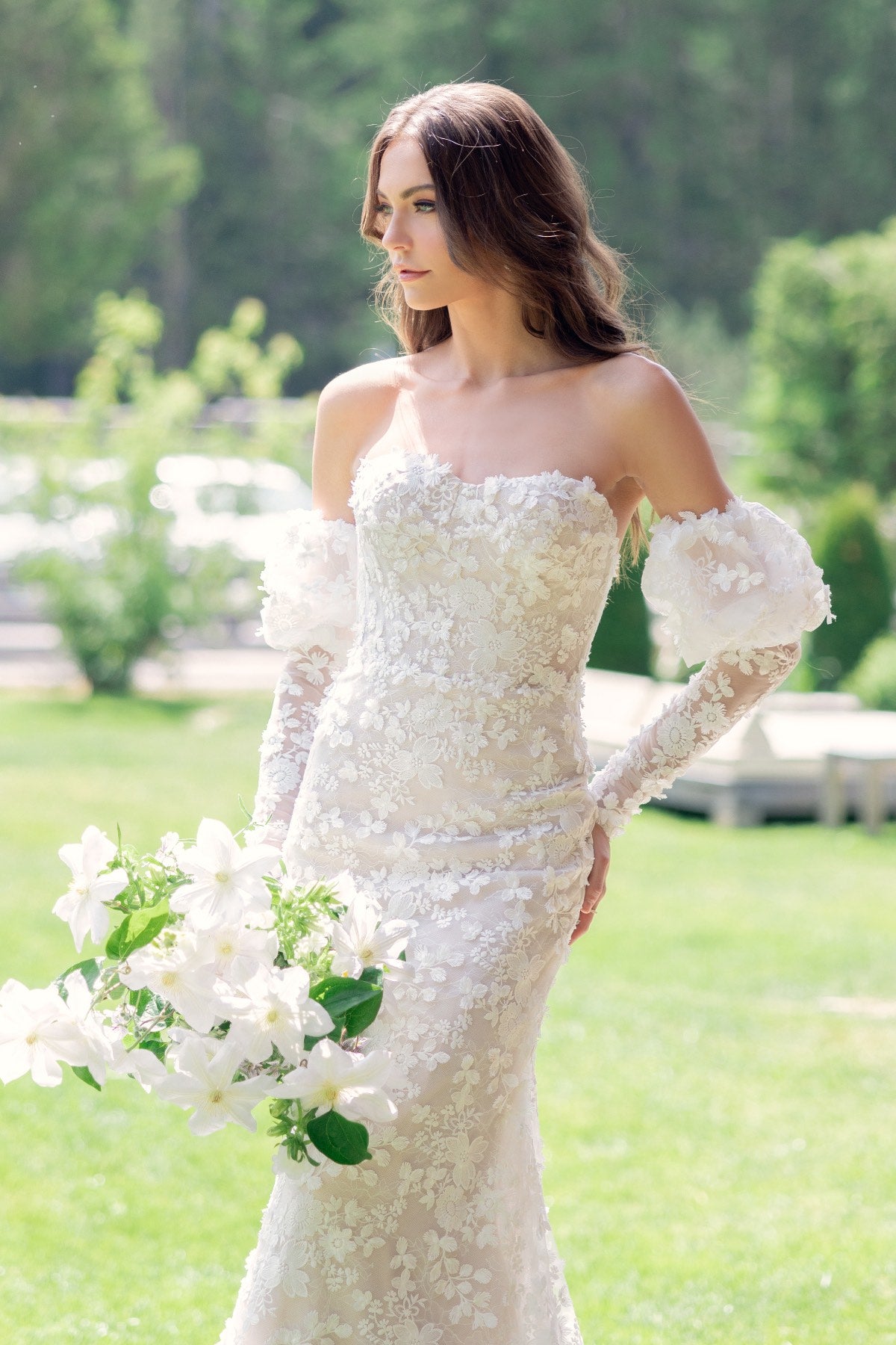 Willowby by Watters Cecilia Wedding Gown - Elegant Lace Bridal Dress for Romantic Ceremonies & Beach Weddings