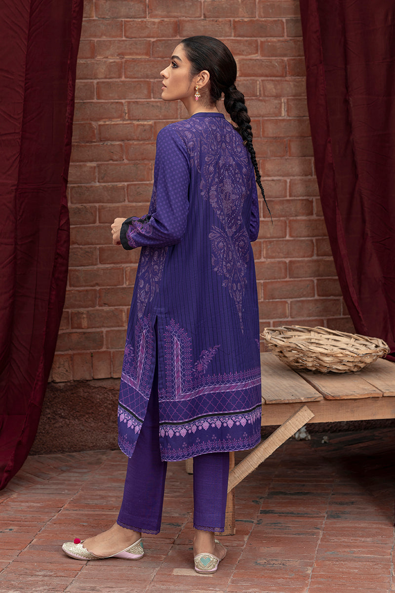 INDIGO GLAM 2PC KHADDAR SUIT | Premium Cotton Pakistani Traditional Outfit | Perfect for Weddings, Festivals & Special Occasions
