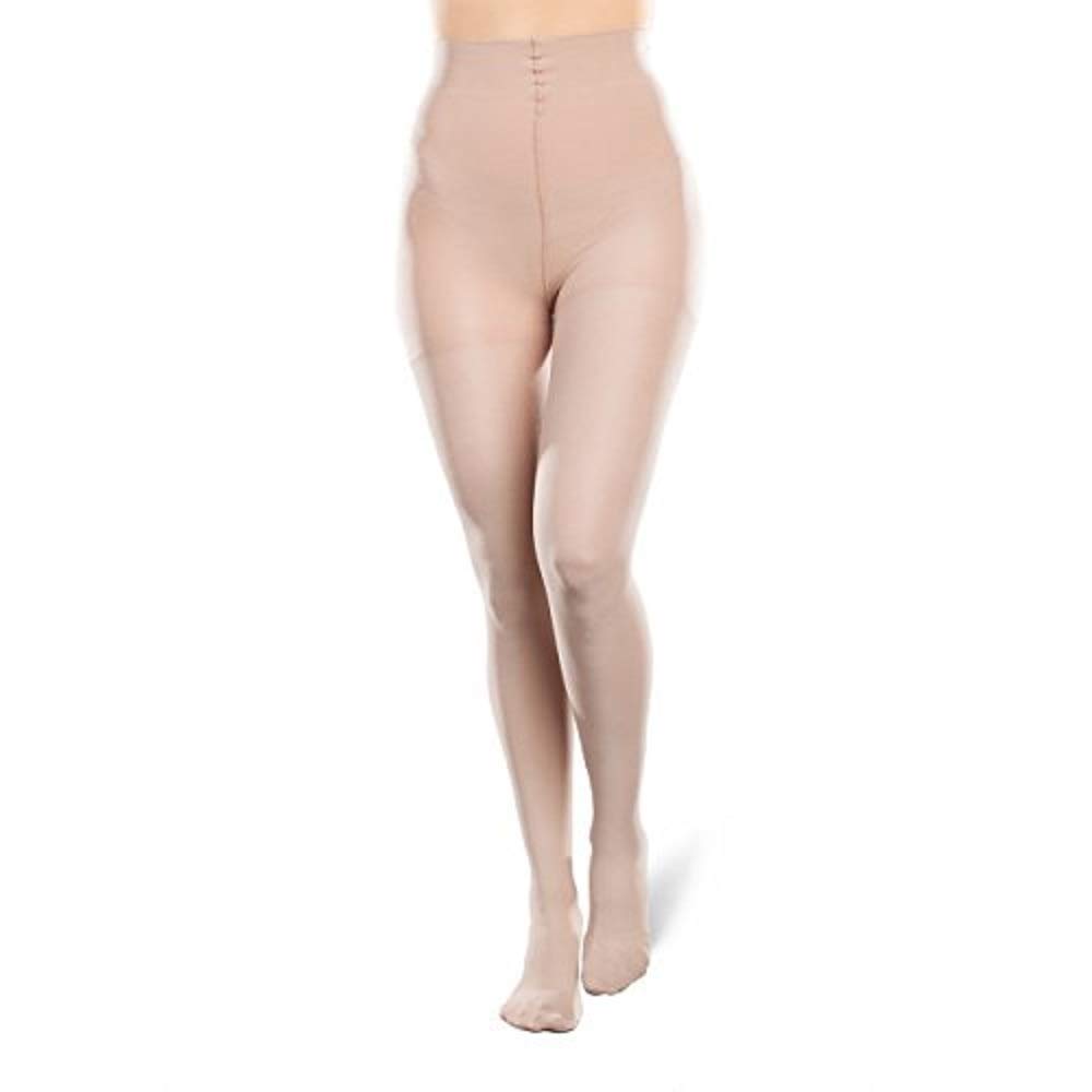 Ease Opaque Women's Support Pantyhose - 20-30mmHg Moderate Graduated Compression Stockings for Varicose Veins & Swelling Relief - Perfect for Travel, Work & Daily Comfort