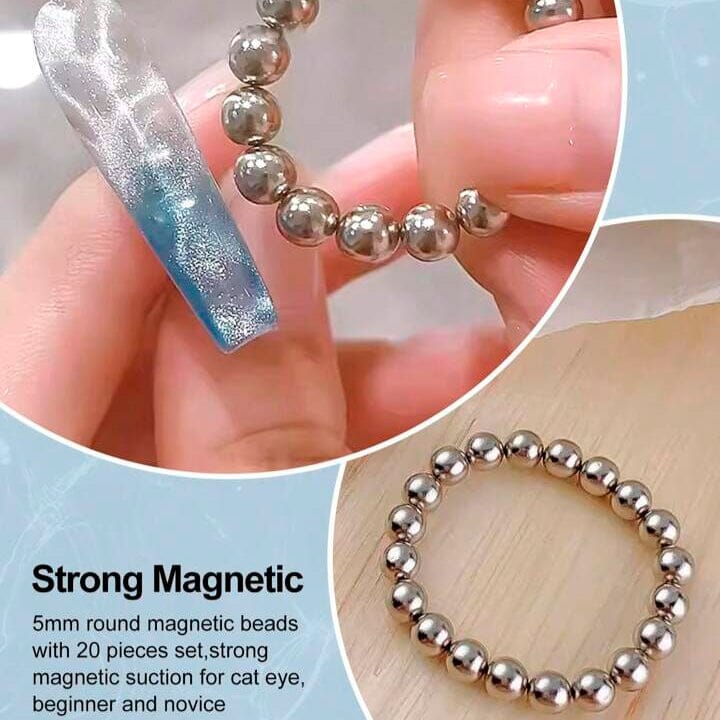 20pcs Magnetic Balls for Blooming Cat Eye Design - Fun Stress Relief & Creative Building Toys for Adults & Kids | Perfect for Office, Home Decor, and STEM Learning