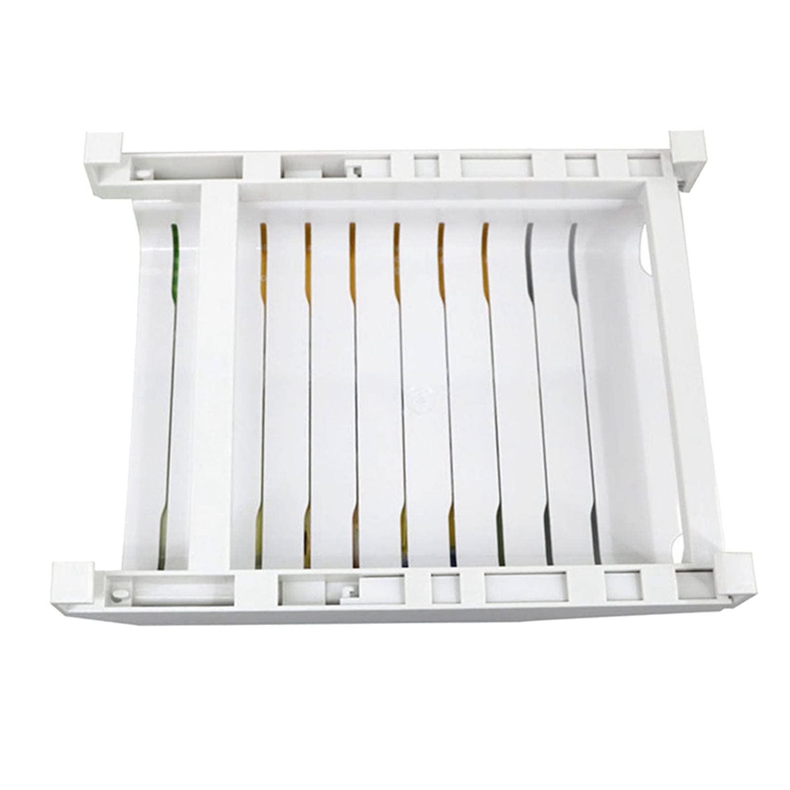 Baoblaze Refrigerator Organizer - Adjustable Drawer Storage Rack for Food & Snacks - Kitchen Space Saver