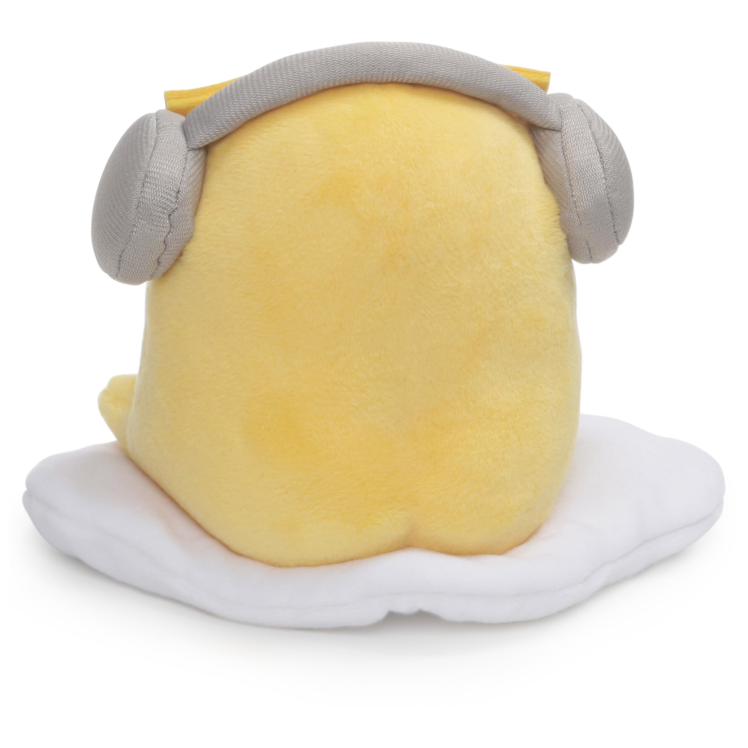 GUND - Gudetama Plush Toy with Headphones and Sunglasses, 5-Inch Cute Lazy Egg Stuffed Animal - Perfect for Anime Fans, Kawaii Decor, and Stress Relief Gifts