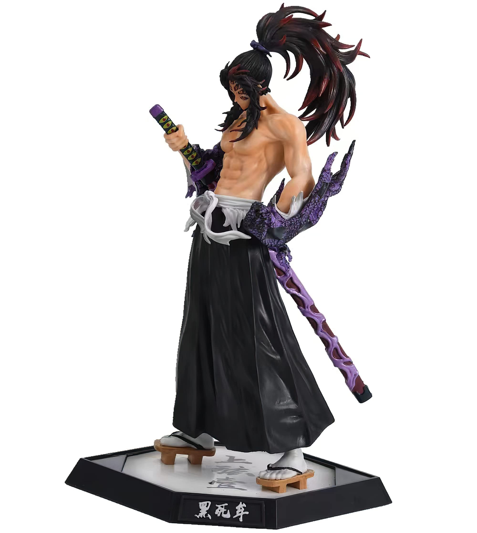 Kokushibo Anime Figure - 12 Inch Demon Slayer Character Statue, Anime Collectible Toy for Fans, Perfect Gift for Anime Lovers | Display for Home, Office, or Anime Collections