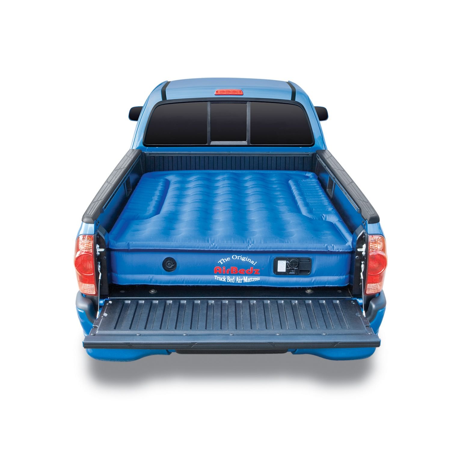 Pittman Outdoors PPI 102 AirBedz Original Truck Bed Air Mattress - Full Size 6'-6.5' Short Truck Air Mattress (Blue) | Camping, Road Trips & Outdoor Adventures