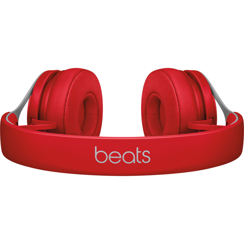 Beats EP On-Ear Headphones by Dr. Dre - Wired Stereo Sound with Built-in Mic, Adjustable Fit, Lightweight Design (Red) - Perfect for Gym, Travel & Everyday Music Listening