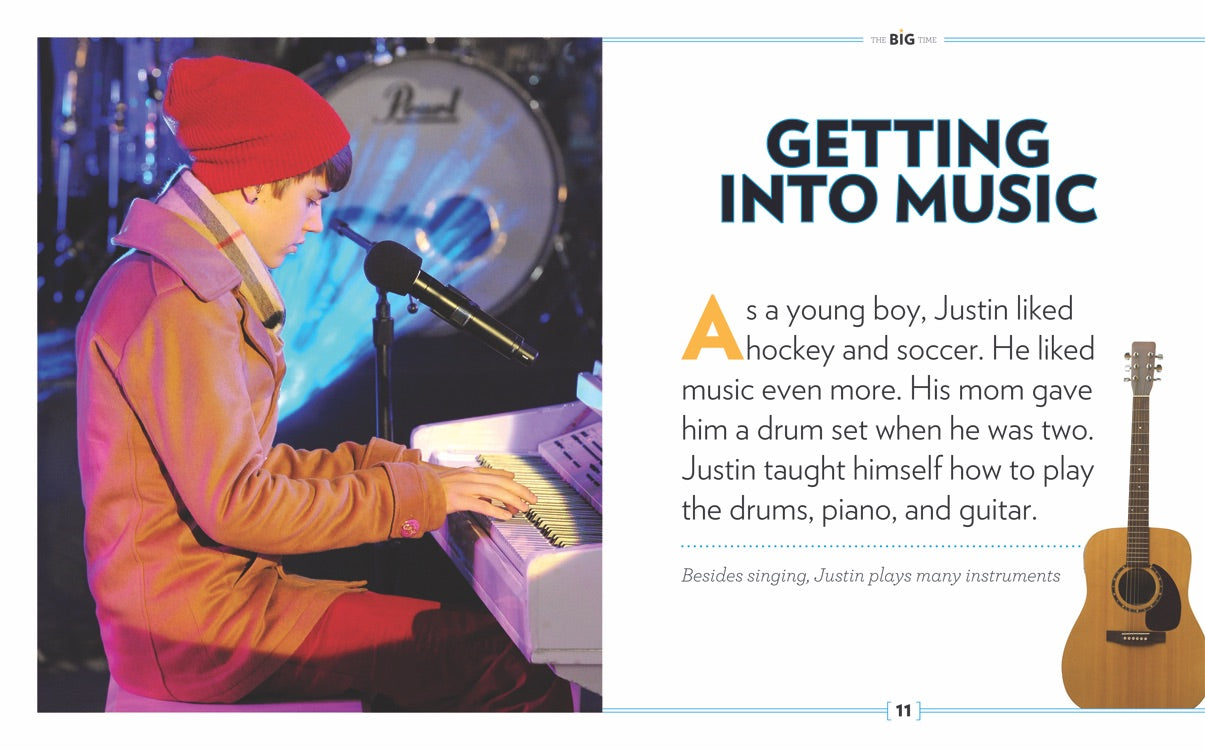 Justin Bieber Biography Book - 9781608183302 | Official Story, Music Career & Life Journey - Perfect for Fans, Collectors & Music Enthusiasts