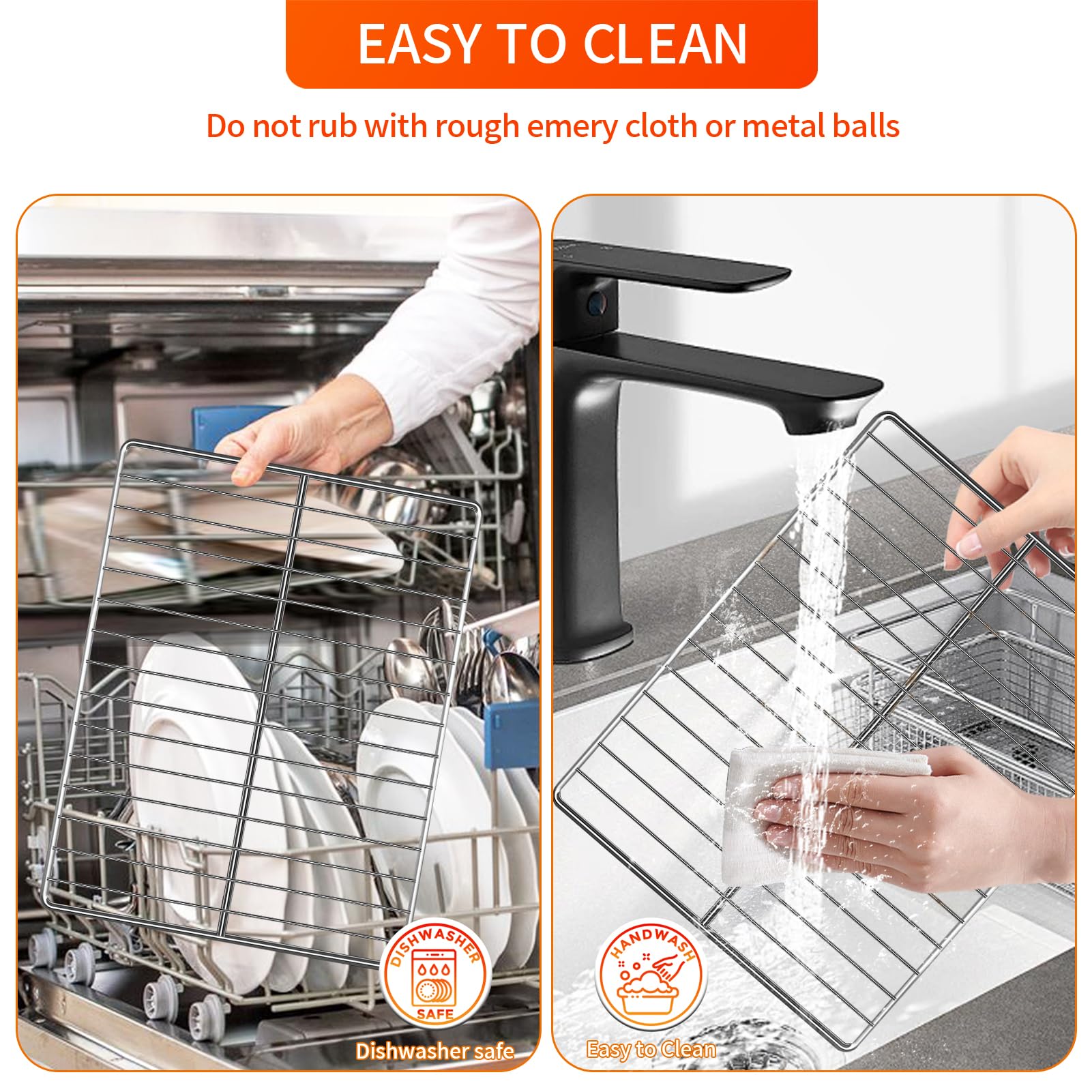 Stainless Steel Grill Rack for Emeril Lagasse 26 QT Extra Large Air Fryer - 12.5