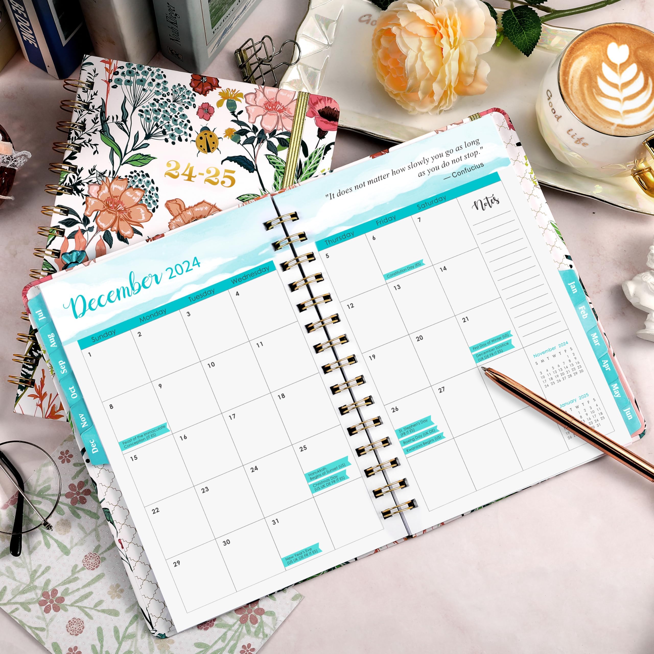 2024-2025 Academic Planner - Weekly & Monthly Student Planner (July 2024 to June 2025) - 6.4