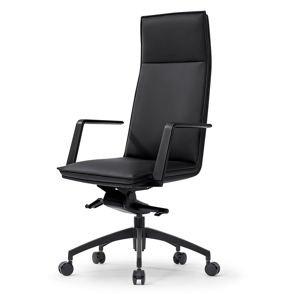 TORIN High Back Office Chair with Lumbar Support - Ergonomic Executive Desk Chair for Home & Office - Black - Perfect for Long Hours of Sitting & Work Comfort