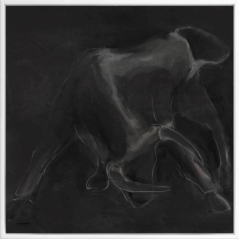 Contours Charge Canvas Art Print - Modern Abstract Wall Decor for Living Room, Bedroom & Office - Perfect for Home & Office Decor
