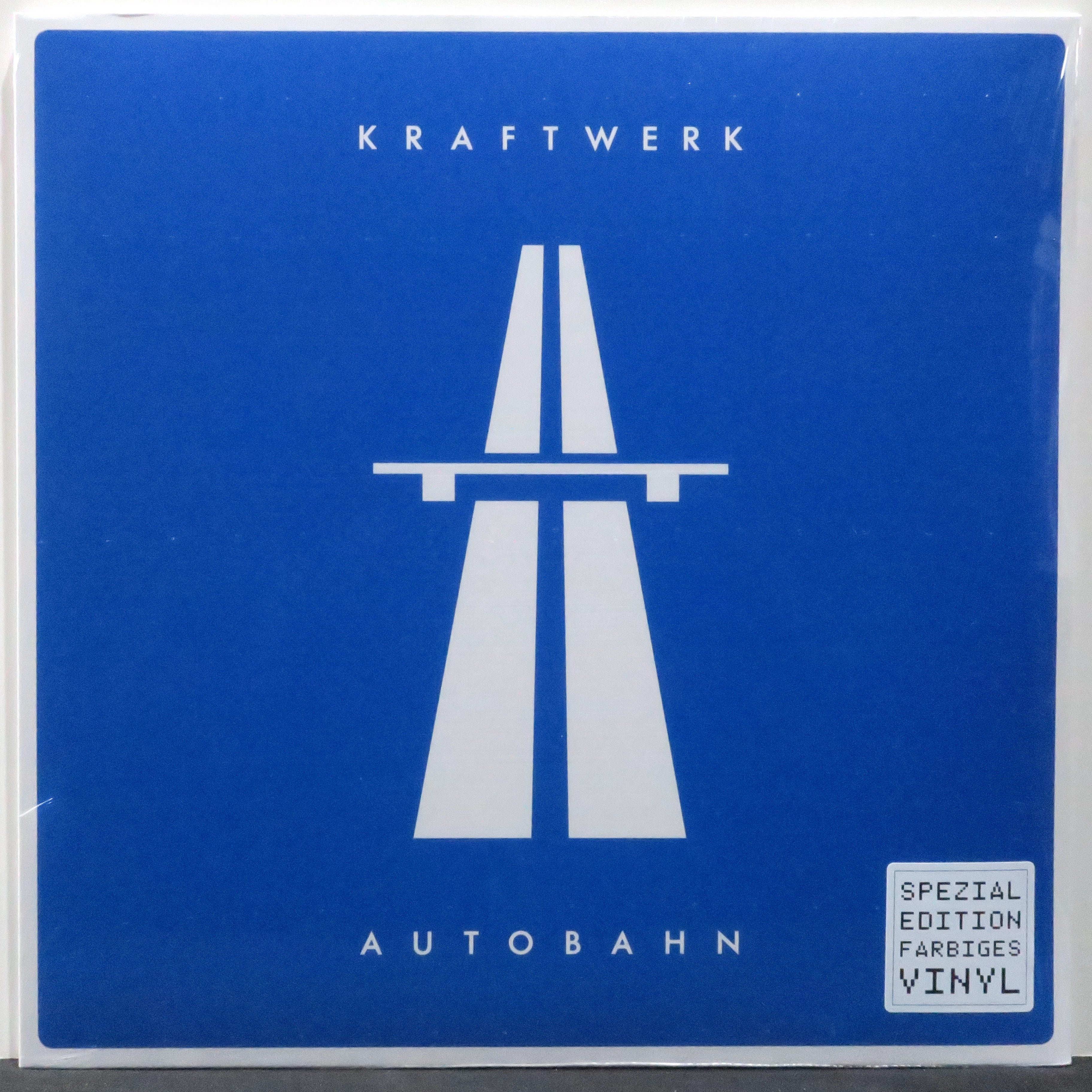 KRAFTWERK 'Autobahn' Remastered Edition - 180g Blue Vinyl LP Record | Limited Edition Collector's Item for Audiophiles & Music Enthusiasts - Perfect for Home Listening & Vinyl Collections