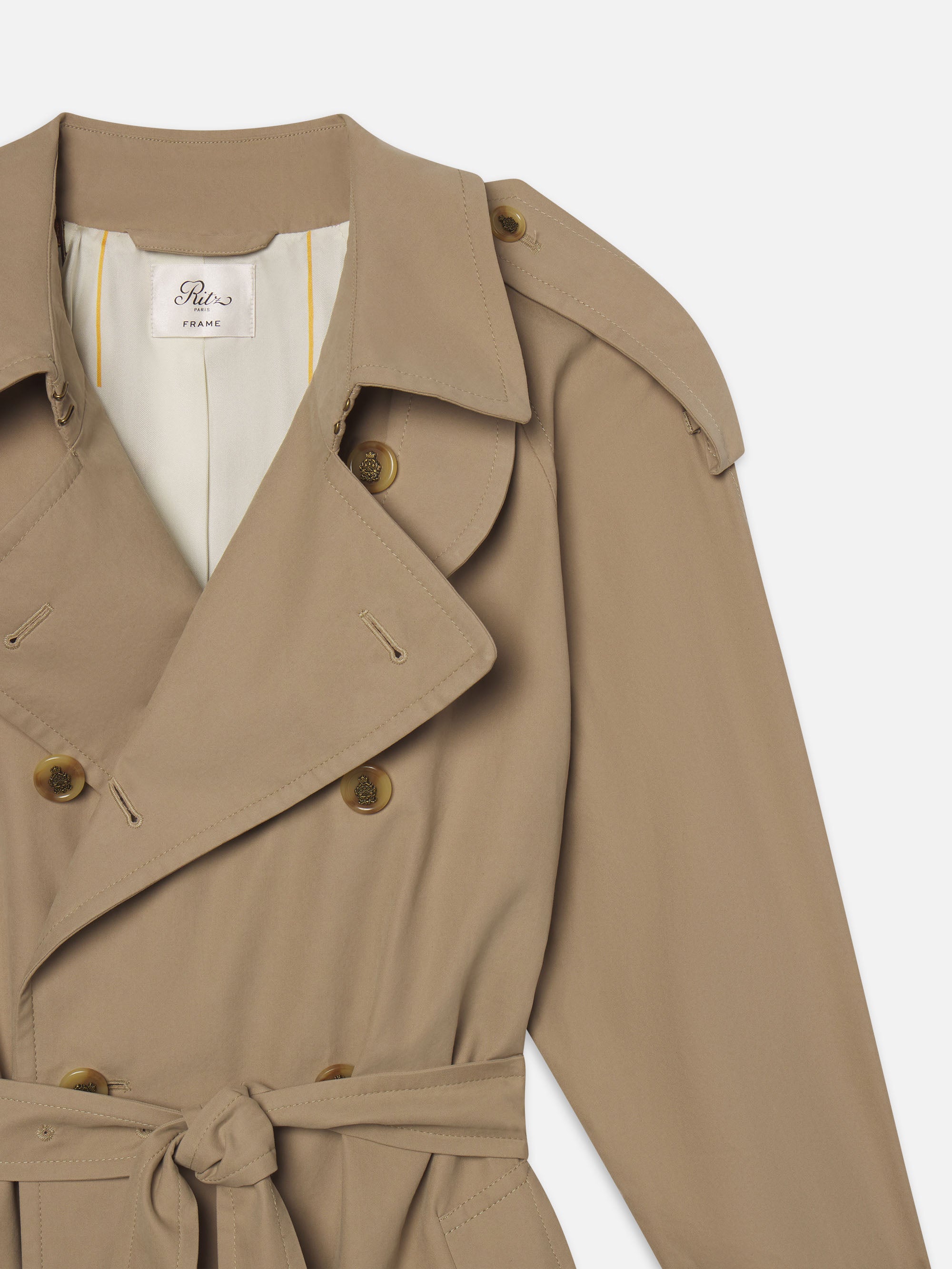 Ritz Classic Trench Coat for Women - Warm Taupe Waterproof Long Coat | Perfect for Fall, Winter & Office Wear