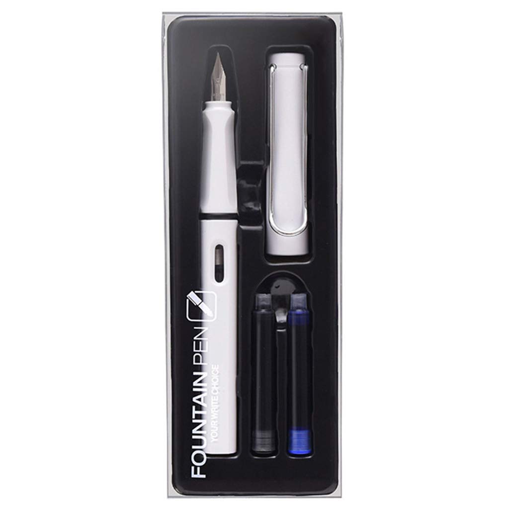 Dsxnklnd 0.38mm Fountain Pen - Smooth Writing Ink Pen for Students, Office & School Supplies, Perfect for Note Taking, Journaling & Calligraphy