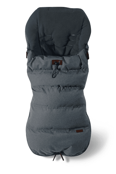 Silver Cross Footmuff - Soft & Warm Baby Stroller Footmuff in Slate Gray | Perfect for Winter Stroller Rides & Outdoor Adventures
