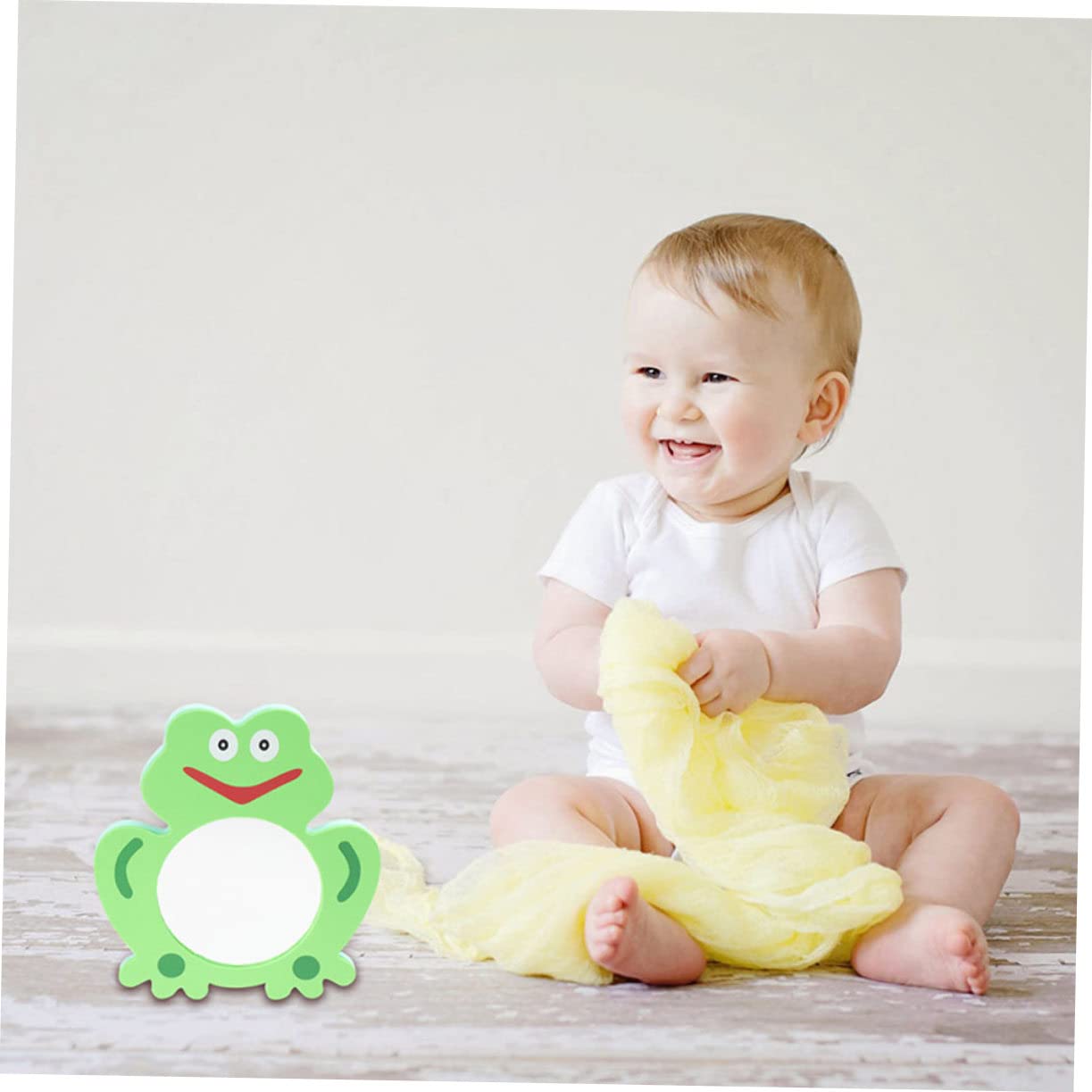 6-Piece EVA Cartoon Mirror Bath Toys Set - Fun Crab & Mirror Toys for Kids, Safe & Non-Toxic Water Play for Bathtub, Pool & Beach Activities