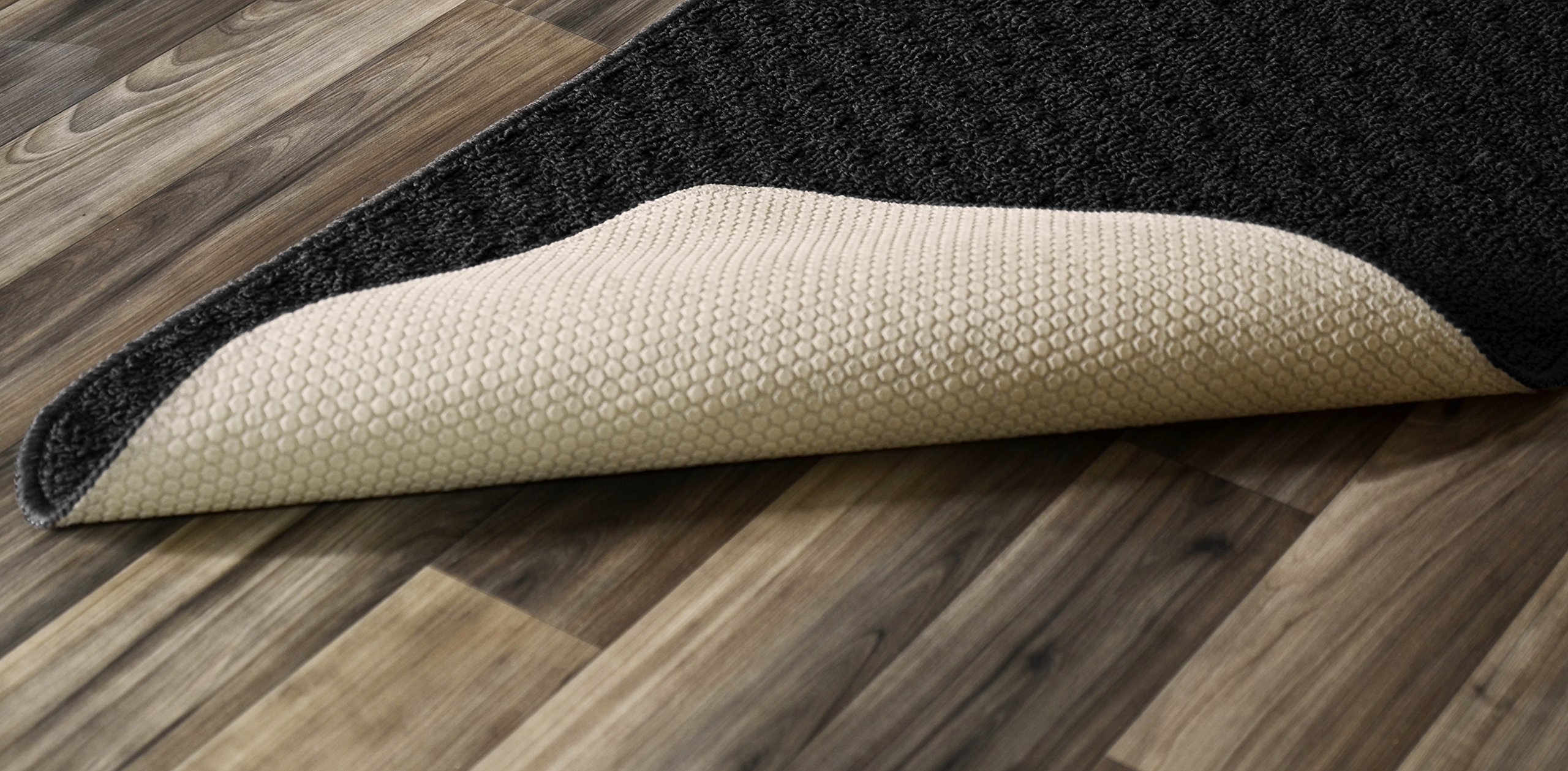 Garland Rug Town Square Black Area Rug 18x30 Inches - Perfect for Entryway, Living Room, or Office Decor