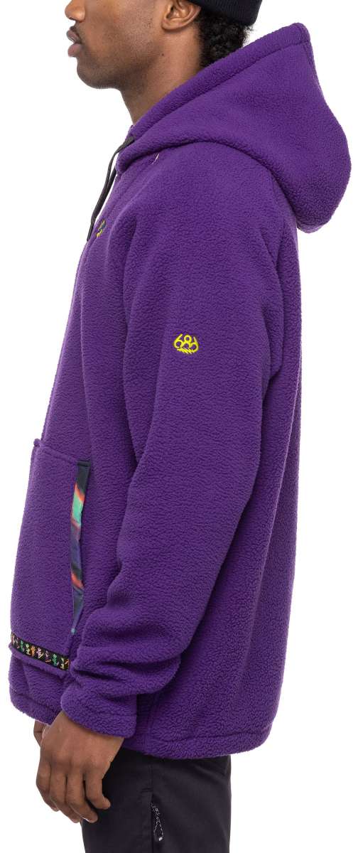 686 Buttermilk Sherpa Fleece Hoodie for Men & Women - Cozy Winter Pullover with Warm Sherpa Lining 2023 - Perfect for Skiing, Hiking & Outdoor Adventures