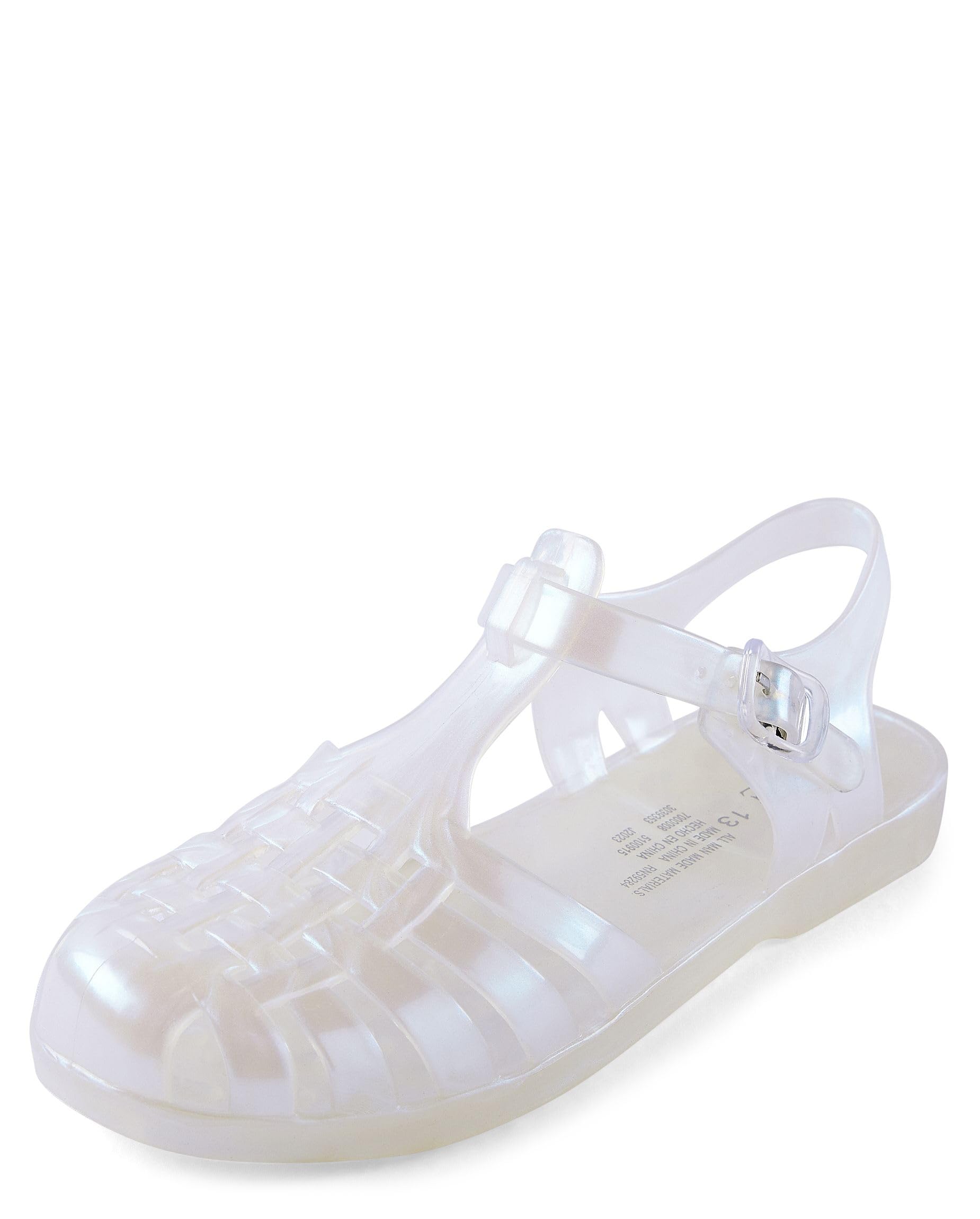 The Children's Place Girl's Jelly Fisherman Sandals - Comfortable & Stylish Summer Shoes for Toddlers & Kids - Perfect for Beach, Pool, and Outdoor Play